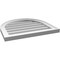 Ekena Millwork Round Top Surface Mount PVC Gable Vent w/ 2"W x 1-1/2"P Brickmould Frame, 22"W x 20"H GVPRT22X2002SN - alternate 2
